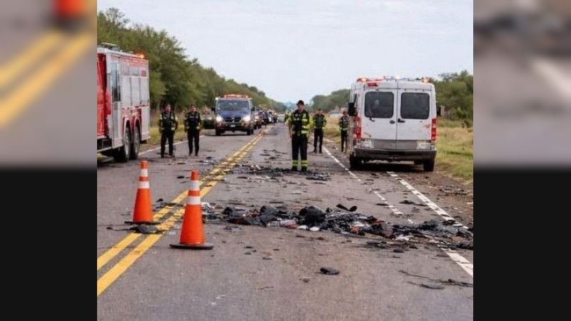 Dos personas murieron tras un choque en la ruta provincial 4