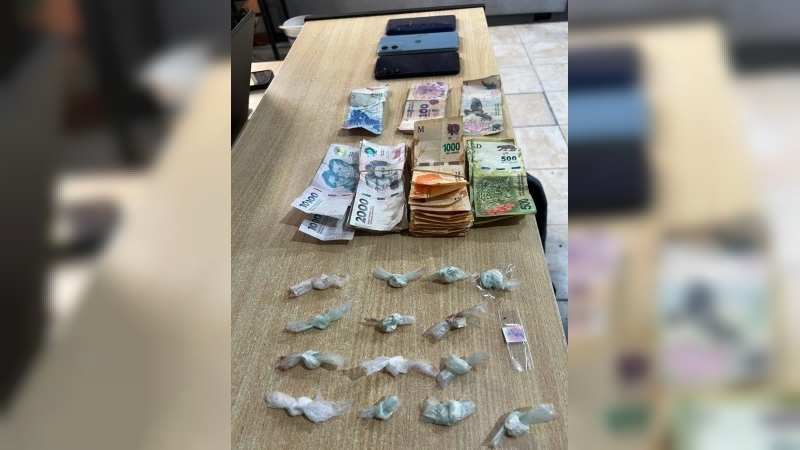 Un simple choque terminó con un  detenido por estupefacientes 