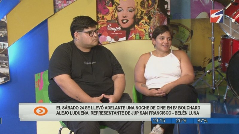 Exitosa noche de cine para toda la familia en Barrio Bouchard