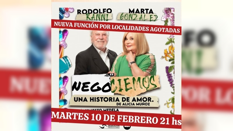 Localidades agotadas para “Negociemos… una historia de amor” y nueva función en El Teatrillo para febrero