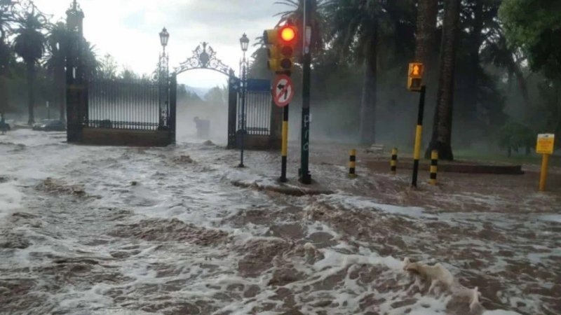 Caos en Mendoza: miles de usuarios sin luz y rescates por un fuerte temporal