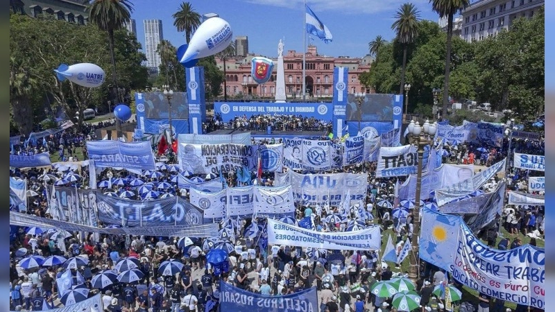 Movilización total: la CGT y las CTA marchan este miércoles al Congreso contra la reforma laboral de Milei