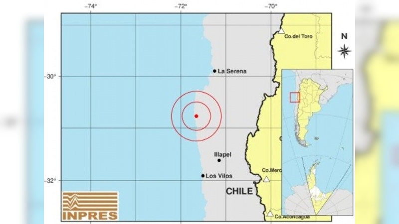 Fuerte sismo en Chile alcanzó Córdoba y varias provincias de Argentina
