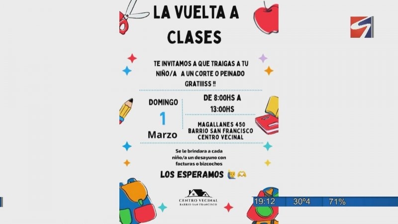 El Centro Vecinal de barrio San Francisco presenta dos propuestas solidarias para marzo