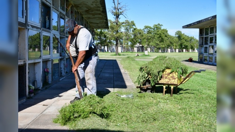 Continúan los trabajos en el área de Servicios Públicos
