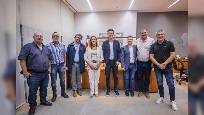 Obras, planificación y diálogo: Manuel Calvo, junto con intendentes del departamento San Justo
