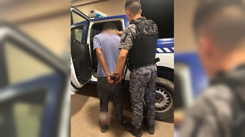 Detuvieron a un hombre por violar una medida cautelar tras activarse el botón S.O.S.