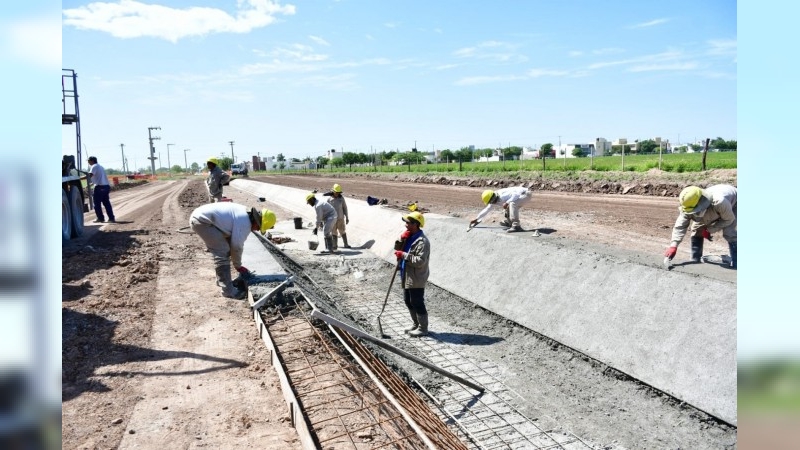 Avanza la obra de apertura de Av. Rosario de Santa Fe y construcción de canal de líquidos pluviales