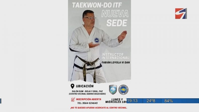 Taekwon-Do ITF abre una nueva sede en barrio Bouchard