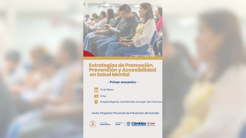 Invitan a participar del curso “Abordaje Psicosocial en Salud Mental” edición 2026