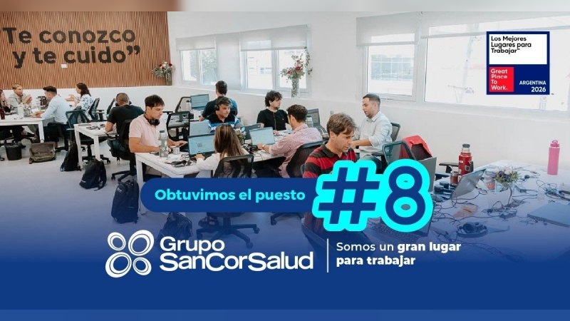 SanCor Salud, entre las 10 mejores empresas para trabajar en Argentina