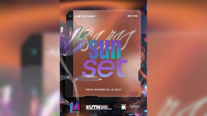 "Sunset en el patio" llega a UTN San Francisco
