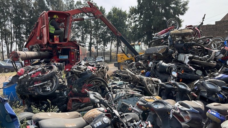 La Municipalidad realizará una nueva compactación de motovehículos y automóviles 