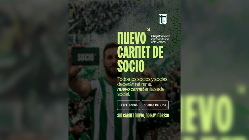 Nuevo carnet obligatorio para ingresar al partido de Sportivo Belgrano este viernes