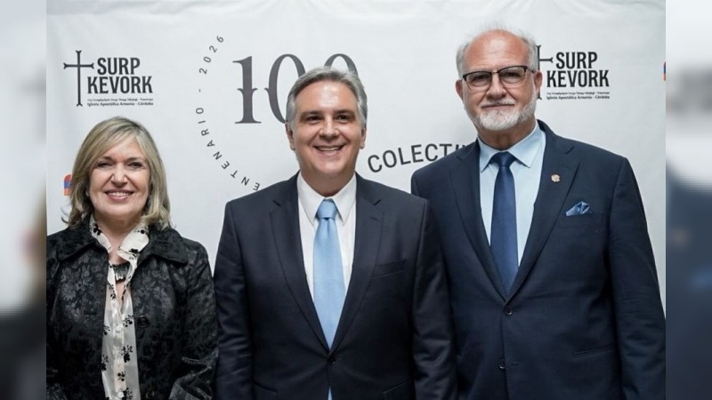 Córdoba celebra el centenario de la Colectividad Armenia con la presencia del gobernador