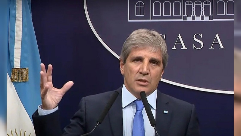 Caputo sale a buscar $8 billones y US$150 millones en el mercado local
