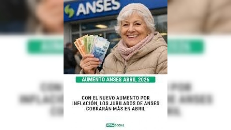 ANSES confirmó el aumento para jubilados en abril 2026: cuánto cobran con bono incluido