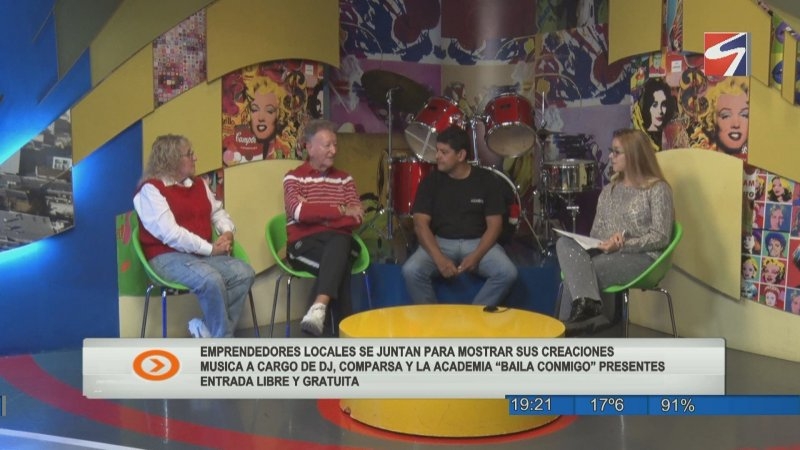 Feria de emprendedores y artesanos llega con música y danza a Barrio 9 de Septiembre