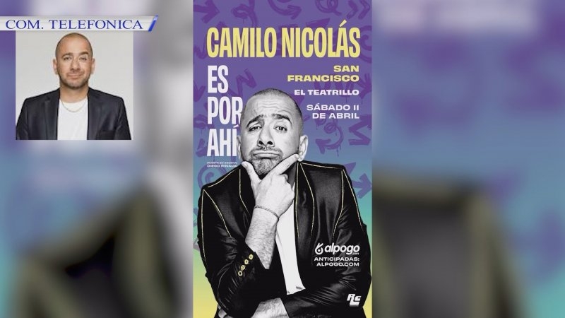 Camilo Nicolás presenta “Es por ahí” en el Teatrillo