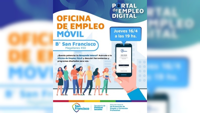 La Oficina Móvil de Empleo llega a barrio San Francisco