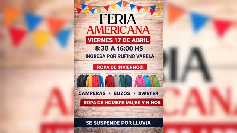 Nueva feria americana de la mano del Hogar de Ancianos