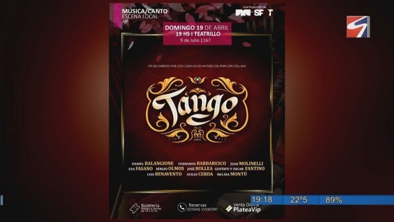 “Tango” llega al Teatrillo con un recorrido por los clásicos del 900