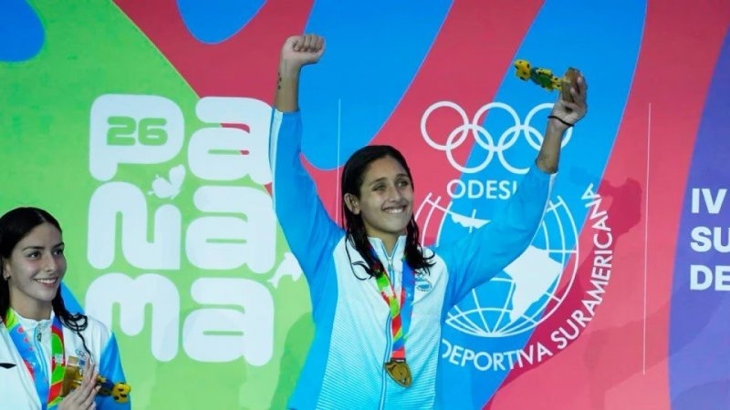 Oro y récord absoluto para Agostina Hein en los Juegos Sudamericanos de la Juventud 2026