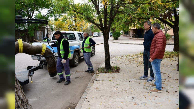 El municipio continúa trabajando en la campaña de recolección de hojas