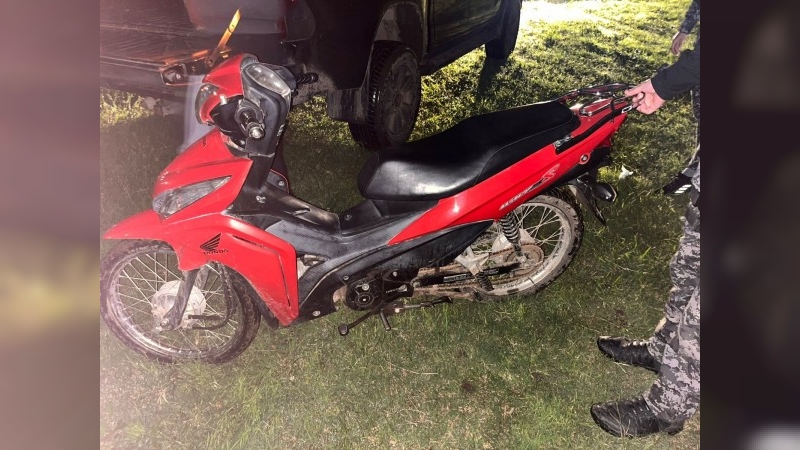 Recupero de motocicleta