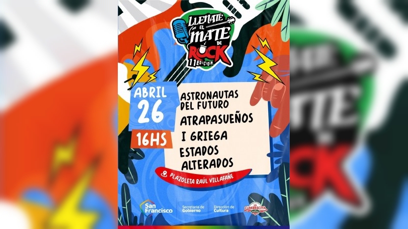 Nueva fecha de Llenate el Mate de Rock  