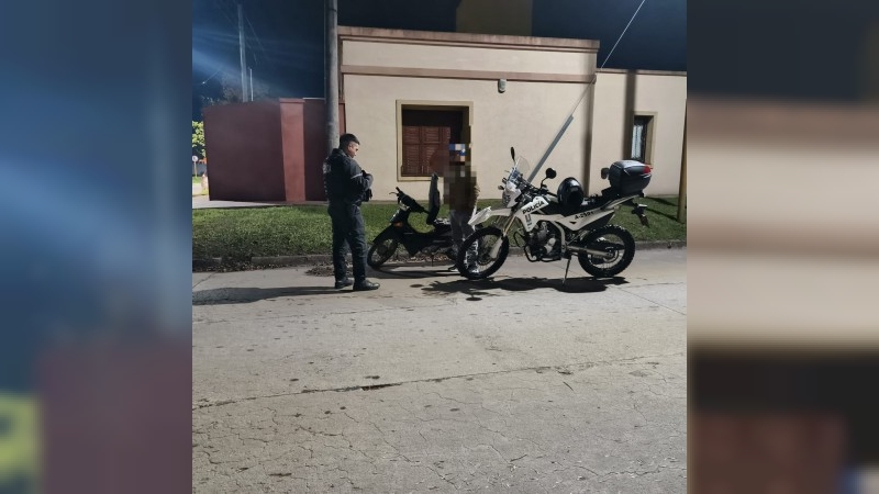 Secuestran una motocicleta con pedido vigente desde 2016 en barrio Sarmiento