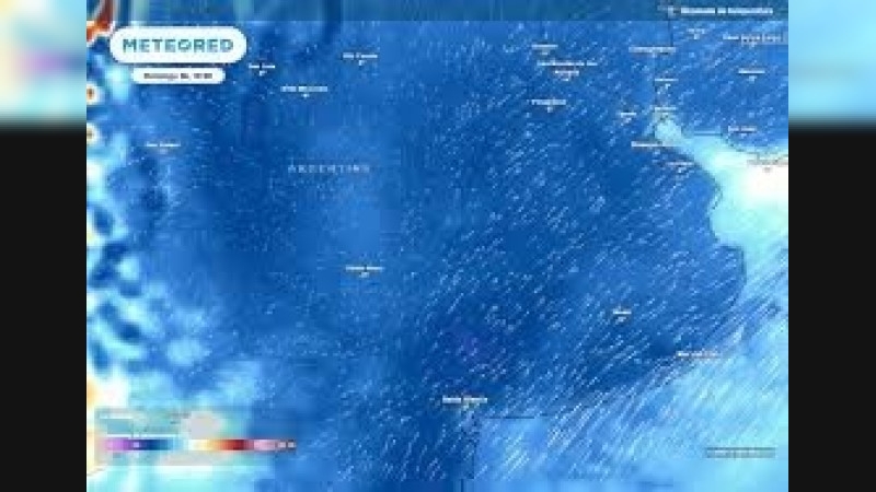 Llegan las heladas a Argentina: lluvias en el norte y fuerte ingreso de aire frío este fin de semana