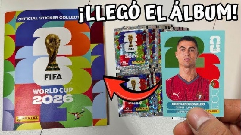 Mundial 2026: cu&aacute;nto costar&aacute; el &aacute;lbum de figuritas y cu&aacute;ndo se podr&aacute; conseguir
