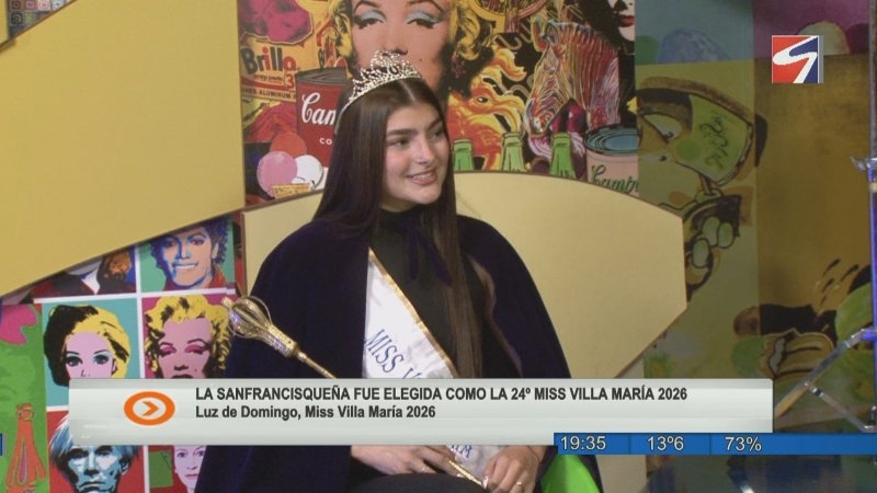 La sanfrancisqueña Luz de Domingo fue elegida Miss Villa María 2026