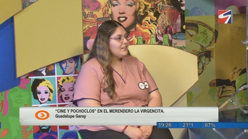 “Cine y pochoclos” en el merendero La Virgencita