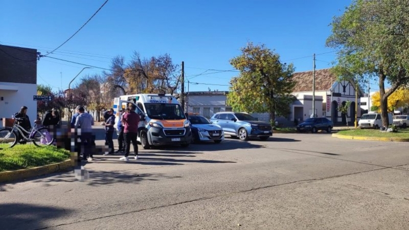 Una ciclista de 72 años resultó herida tras un choque