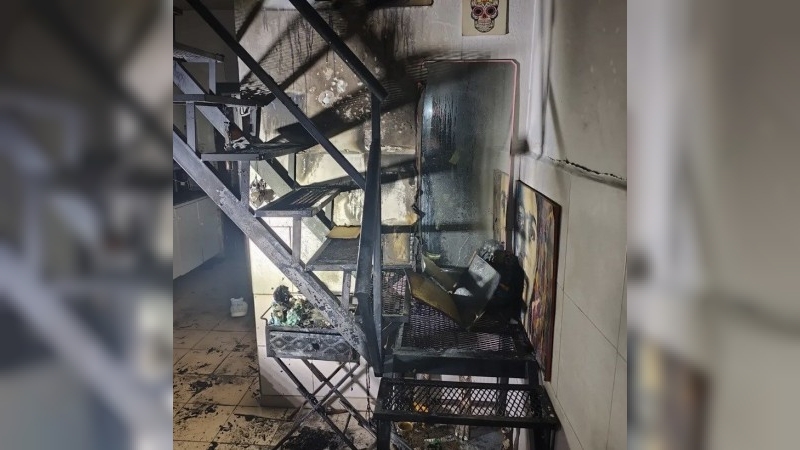 Incendio en una vivienda de barrio La Florida: una persona fue asistida por inhalación de gases