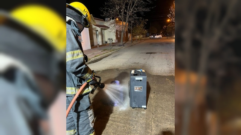 Incendio en vivienda: otra vez una  garrafa