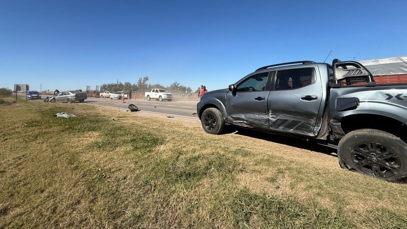 Choque múltiple sobre Ruta 19 en jurisdicción de Devoto