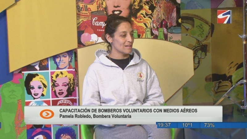 Bomberos realizaron una importante capacitación aérea en San Francisco