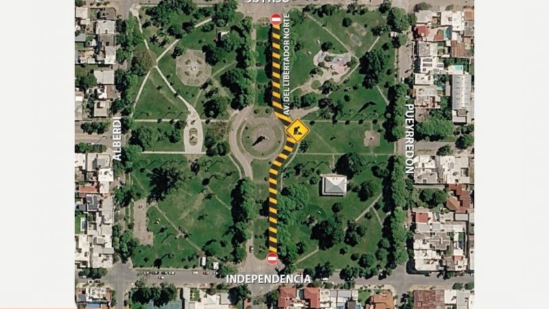 Habrá restricción de circulación sobre Av. del Libertador Norte por trabajos de bacheo
