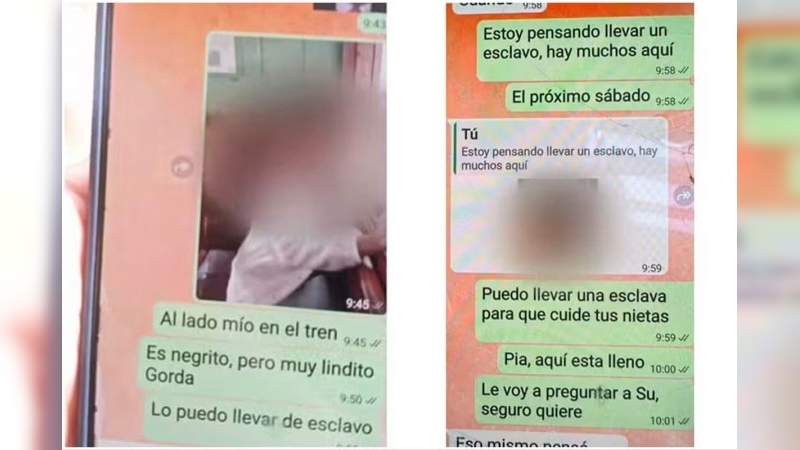 Detuvieron a un argentino en Brasil por sacar fotos y enviar mensajes racistas contra un niño de 7 años