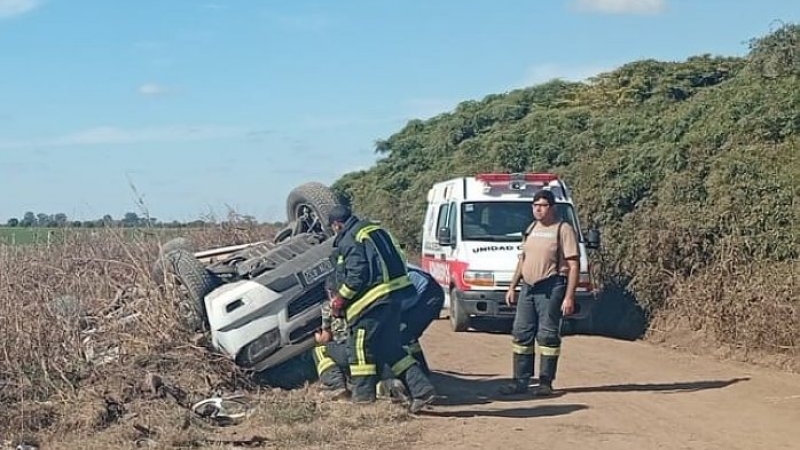 Choque en la zona rural de Suardi dejó varios heridos