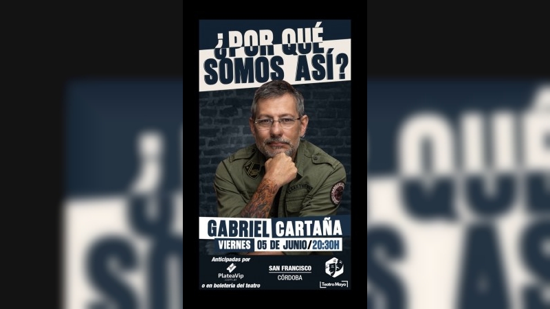 Gabriel Cartaña llega a San Francisco con su charla “¿Por qué somos así?”