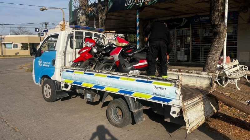 Retuvieron tres motocicletas durante un operativo de control vehicular en San Francisco