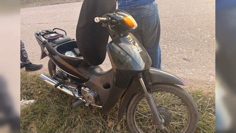 Secuestran una motocicleta por infracción al Código de Convivencia
