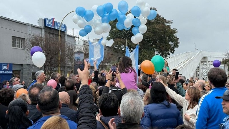 Quedó formalmente inaugurada la obra de bulevarización de 9 de Julio y el puente peatonal y bicisenda en altura