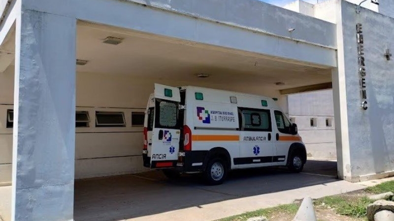 Frontera: motociclista sufrió lesiones graves al chocar contra una camioneta estacionada
