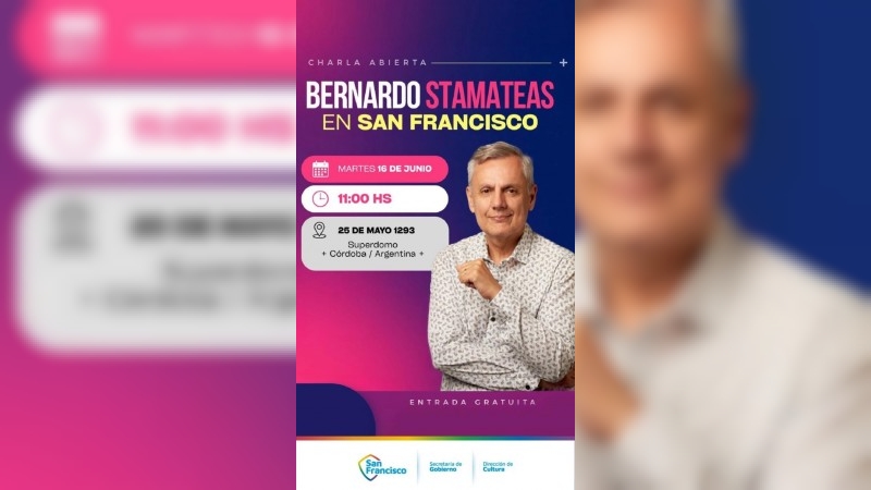 Bernardo Stamateas llega a San Francisco para brindar una charla sobre crecimiento personal y emocional